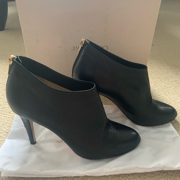 Jimmy Choo Mendez black Bootie Calf Leather size 41 - Picture 6 of 8